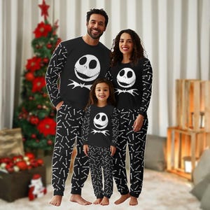 Bas De Pyjama Jack Skellington Crâne - L'Étrange Noël De Monsieur Jack - Femme 100% Coton