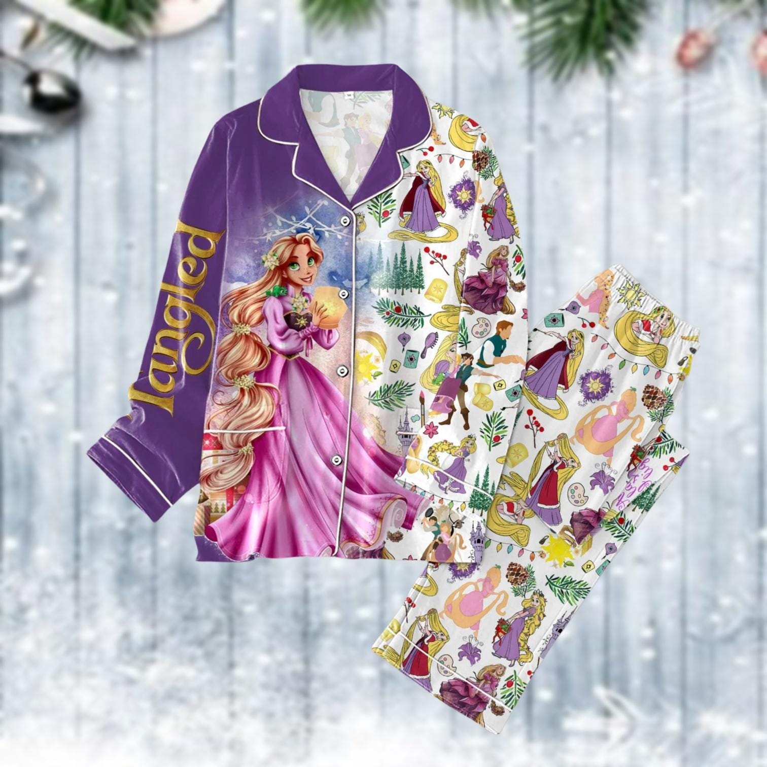 Tangled Pajamas Etsy UK