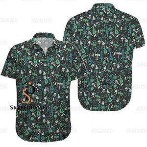 DnD Hawaiian Shirt, Dungeons And Dragons Shirt, Dungeons And Dragons Button Shirt, Dungeons And Dragon Gift, Dnd Shirt, Dice Shirt