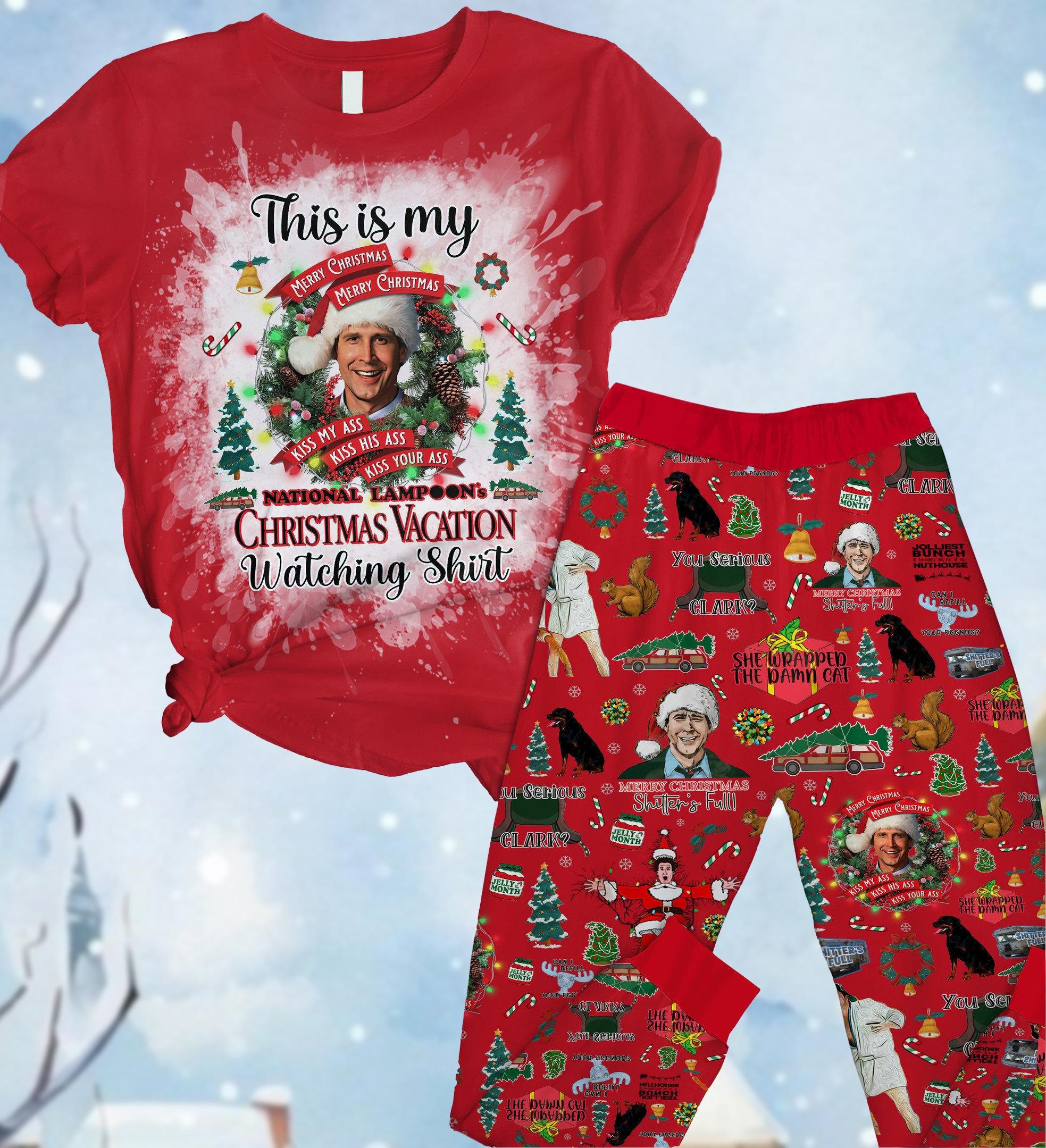 National Lampoons Christmas Vacation Pajamas Etsy UK