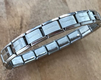 Bracelet de départ à breloques italiennes pour breloques classiques de 9 mm TOUTES LES TAILLES