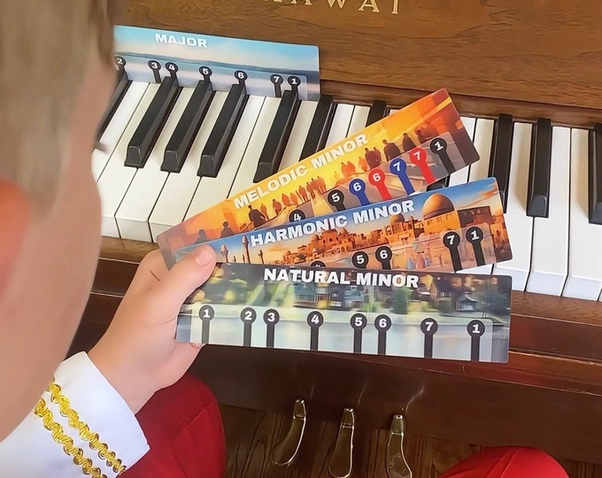 Piano Rulers – Music Theory Learning Tool, Beginner Piano Scales