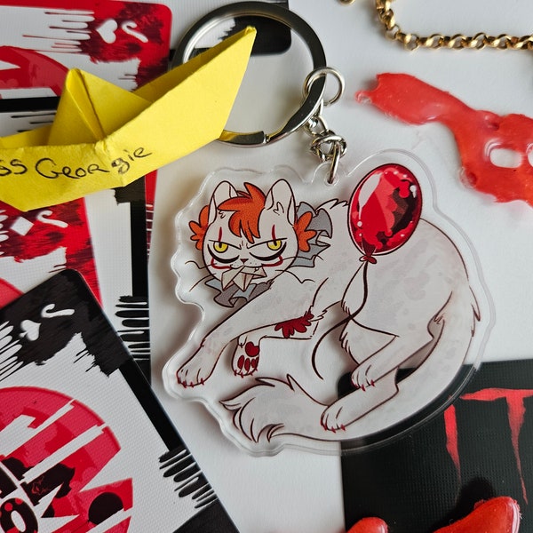 Pennywise Cat - Acrylic keychain