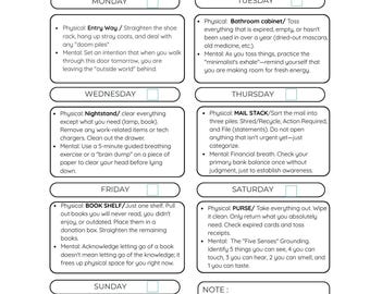 Declutter 7 Days Challenge