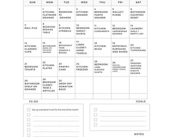 June Micro Decluttering Task List