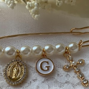 Catholic Baptism Keepsake Pin | Gold Christening Pin Personalized | Baby Baptism Gift Girl