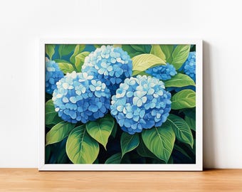 Floral Paint by Numbers Kit: DIY Acrylic Painting, Wall Art (20x16 in)