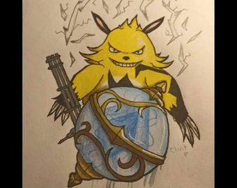 Grizzbolt Drawing