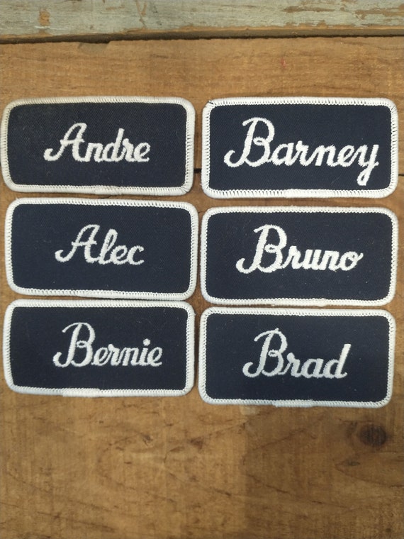 Embroidered Industrial Name Patch