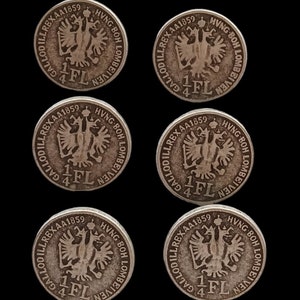 6 Botones De Cuerno De Ciervo Auténtico - 2 Agujeros, Tamaño 14 Mm, Hechos En Alemania, Color Marrón Natural