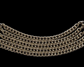 1x Dirndl Charivari chain 20 cm, Oktoberfest costume jewelry Wiesn #42592