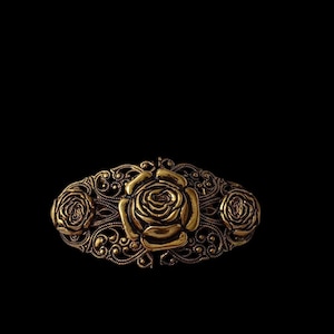 1x Dirndl traditional costume clasp, silver-colored and gold-colored traditional dirndl clasp made of metal, closure #2147786
