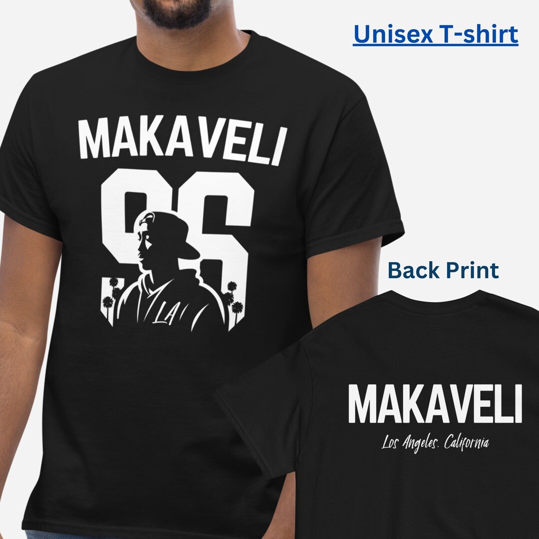 Tupac T-shirt 2Pac Makaveli Logo New Officiel Unisexe Délavé