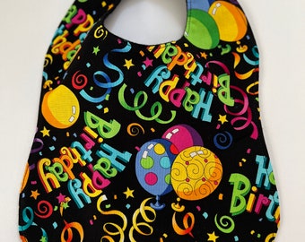 Birthday Baby Bib personalized embroidery, birthday Bib, Baby gift, shower gift, personalized gift