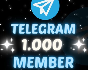 Telegram 1000 membri attivi reali