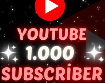 YOUTUBE 1000 SUSCRIPTORES