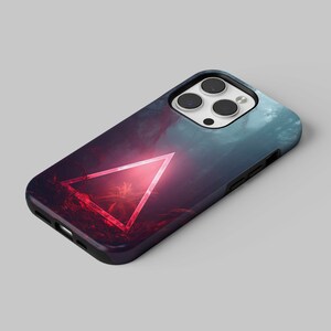 Triangle Phone Case Aesthetic Art Cover fit for iPhone 17 Pro Max, 16e, 15, 14, 12 & Samsung S25 Ultra, S24 FE, A56, Pixel 10 XL, 9a, 8