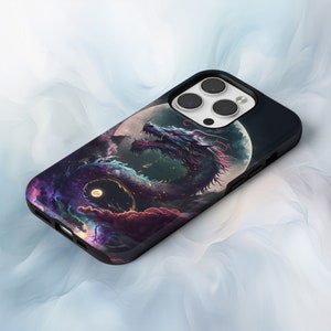 Dragon Phone Case Japanese Mythical Beast Cover fit for iPhone 17 Pro Max, 16e, 15, 14, 12 & Samsung S25 Ultra, S24 FE, A56, Pixel 10 XL, 9a