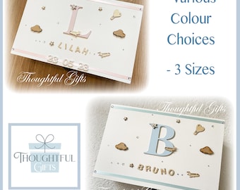 Grande boîte souvenir personnalisée en bois pour petits garçons, lits jumeaux, cadeau pour les nouveaux parents, boîte à souvenirs personnalisée faite main pour nouveau-né, cadeau de baptême