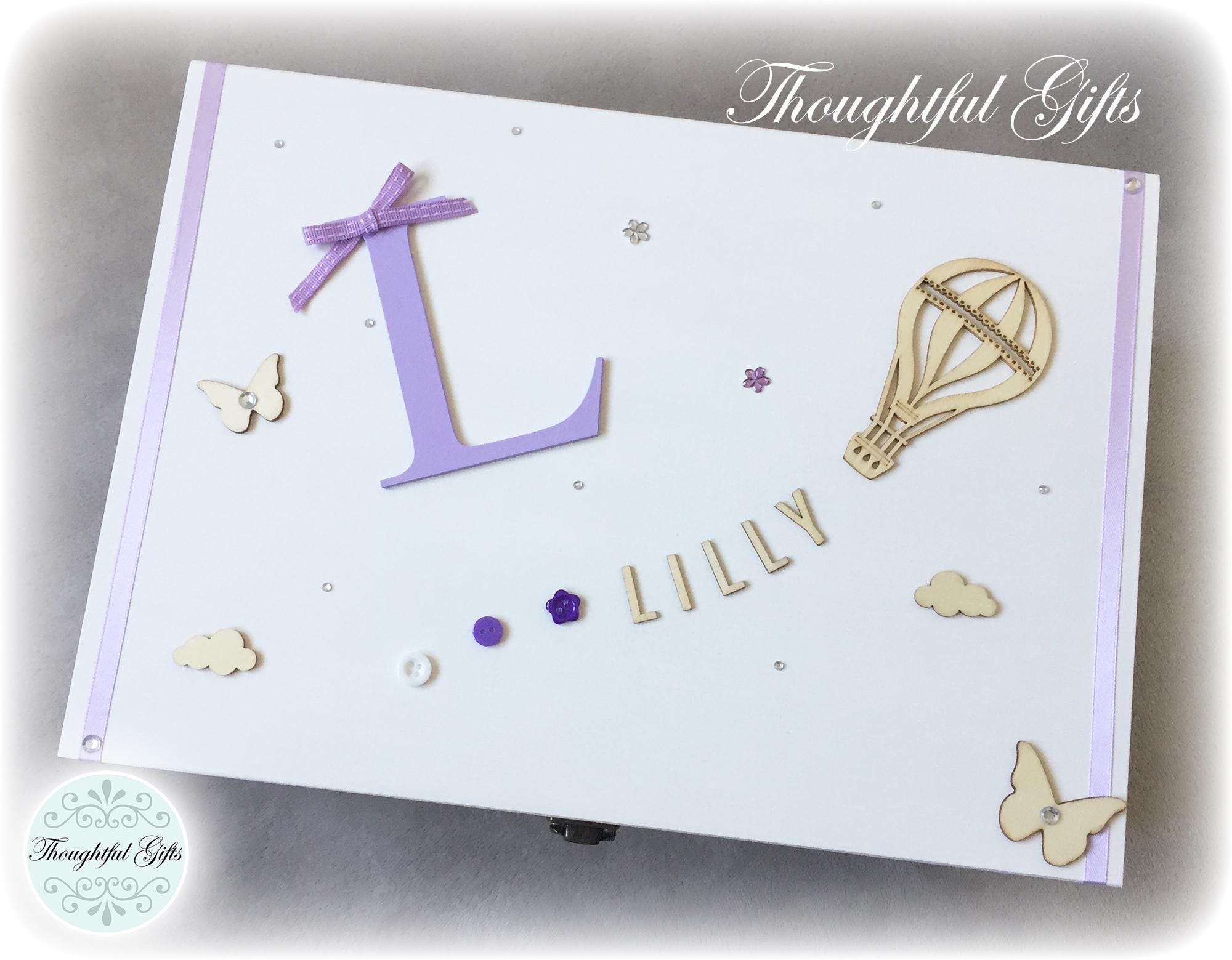 Personalised Baby Boys Girl Twin Large Wooden Keepsake Box New Parents ...