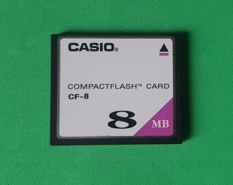 CASIO CF CompactFlash card 8mb