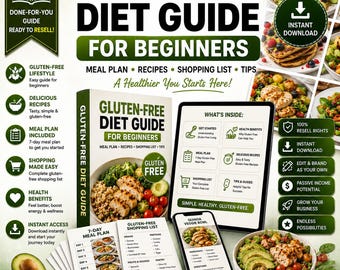 Gluten-Free Diet Guide: Beginner Meal Plan & Foods List (PDF)