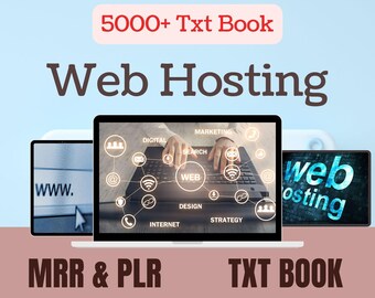 5000+ Web Hosting TXT Files | PLR MRR eBook Bundle (Digital Download)