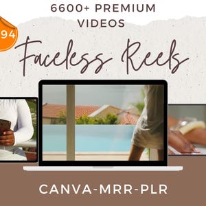 6694 Faceless Reels Master Resell Rights, Done For You, Luxury Aesthetic Videos for Faceless Marketing, PLR MRR Social Media Manager Kit