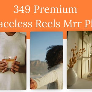 PLR MRR 349 Faceless Aesthetic Instagram Reels - Luxury Aesthetic Lifestyle Videos - Faceless Instagram Videos - Faceless Marketing Reels