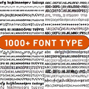 1000+ Fonts Bundle, Script Fonts Set, Craft Fonts Pack, Handwritten Fonts, Serif Typeface, Wedding Fonts Set, Procreate Font, Commercial Use