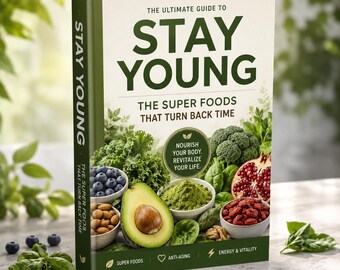 Stay Young E book about Super Foods in the world daily using information herbs anti aging