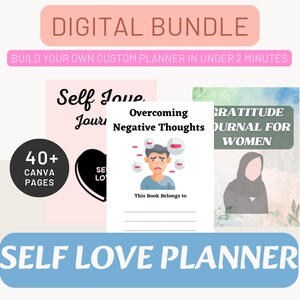 40+ Pages Self Love Journal – Printable Daily Guided Journal for Women | Self Discovery, Affirmation Pages | Mental Wellness, Reflection PDF