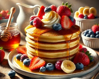 Przepis na puszyste naleśniki: Klasyczny przewodnik po śniadaniach i brunchach (pobierz plik PDF)