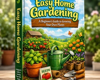 Home Gardening for Beginners: Complete Guide to Growing Vegetables, Herbs & Plants Indoors and Outdoors
