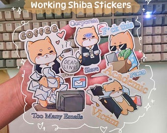 Stickers Shiba Inu fonctionnels