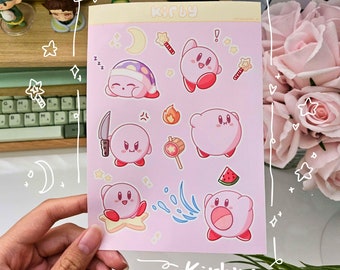 Kirby Sticker Sheet