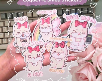 Stickers Shiba Inu Coquette