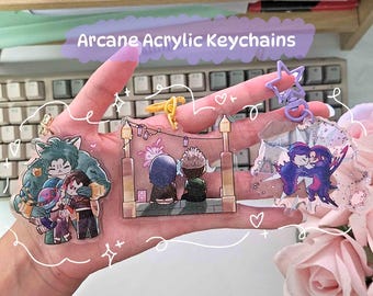 League of Legends Arcane Keychains