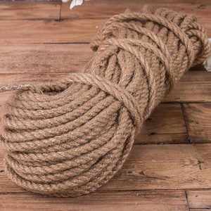 Natural Jute Rope Cord, Shibari, Various Diameters (6mm-30mm)