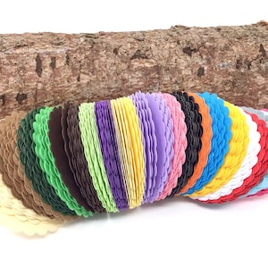 50 Stück Geschenkanhänger 5cm | Tags | FARBWAHL | mit oder ohne Lochung | bunt