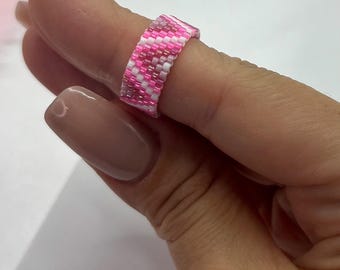 Handgemachte Perlenring