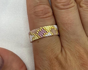 Handgemachte Perlenring