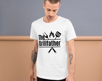 Tablier The Grillfather, tablier de chef barbecue amusant, cadeau parfait pour cuisiner et griller pour papa, grand-père ou amis