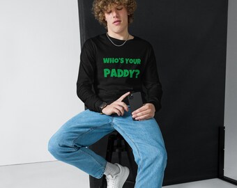 St. Patrick's Day Tee, Fun Green "Who's Your Paddy?" Print for Festive Celebrations, Great Gift for St. Paddy’s Enthusiasts