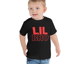 LIL Brother Red Tee Cute, Comfy Short Sleeve Shirt for Boys