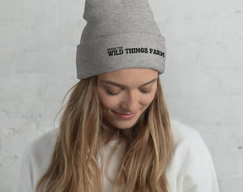 Where the Wild Things Farm  - Cuffed Beanie Cap