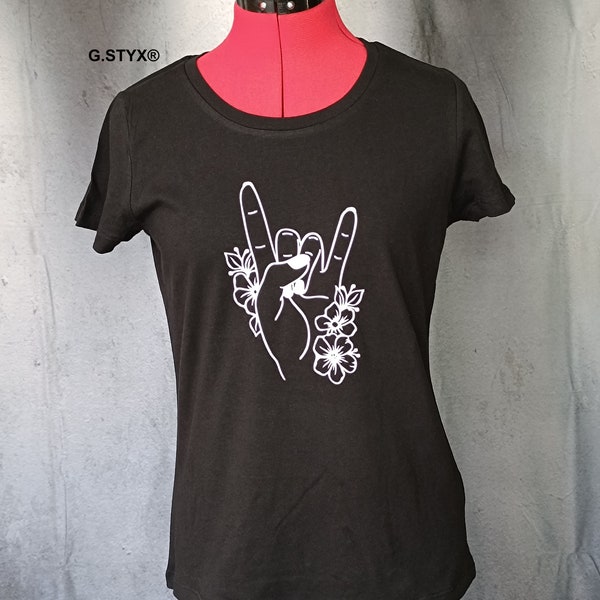 T-SHIRT goth/métal