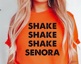 Shake Shake Shake Senora Halloween Comfort Colors Shirt, Halloween Movie Shirt, Fall Shirt, Funny Halloween Shirt, Halloween Women's Shirt
