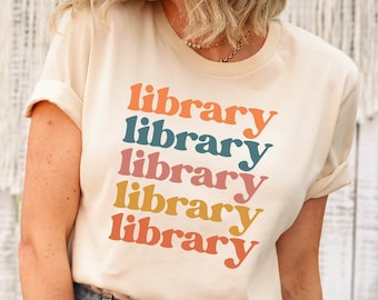 Bookworm Library Comfort Colors Tee: Reading Shirt