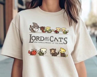 Lord Of The Cats Shirt, The Furrlowship of the Ring Shirt, Cat Owner Tee, Funny Cat Shirt, Cat Lover Shirt, Cute Cat Gift Shirt